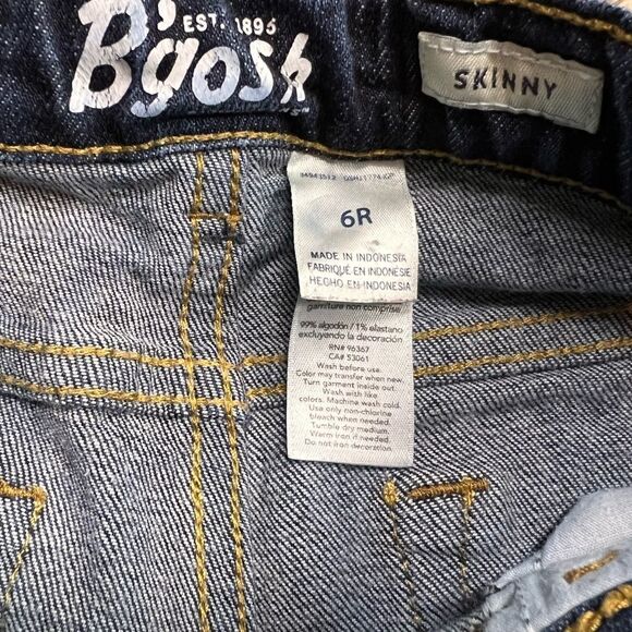OshKosh B’Gosh Skinny Jeans Size 6R Adjustable Waist Blue - Picture 6 of 8